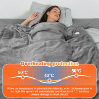 Manta eléctrica gruesa de doble cara con control de temperatura y temporizador ajustable, nuevo estilo de invierno, dos tamaños y dos colores para elegir - details 1