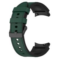 Correa De Reloj Samsung Galaxy Watch 7 6 5 4 pro Classic 47 43mm 46mm 40mm 44mm De Silicona Y Cuero Reemplazo De Pulsera Unisex - details 31