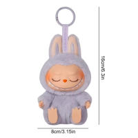 Muñeco De Peluche Labubu Monstruo Dulce Colgante Para Mochila Decoración Kawaii Regalos Para Niños Accesorios De Muñecas - details 0