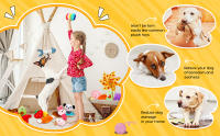 50PCS Juguetes Squeaky Para Perros De Tamaño Pequeño Y Medio Peluches Juguetes De Mascotas Lindos Regalo De Cumpleaños Para Perros Cachorros - details 2