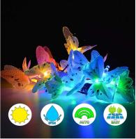 Guirnalda de Luces Solares de Mariposa 20 Luces LED Impermeables para Jardín 5m - details 3