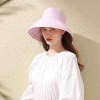 BRIMIX sombrero de sol mujer sombrero de playa mujer sombrero protección UV mujer sombrero verano mujer sombrero plegable mujer sombrero estilo francés sombrero plegable muj esombrero de algodón mujer gorra transpirable mujer sombrero verano mujer - details 21