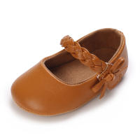 Zapatos De Princesa Para Bebé Niña En Lace Blanca Mocasines Con Lazo Y Borde Antideslizante De Goma Primera Calzado Para Caminar - details 193