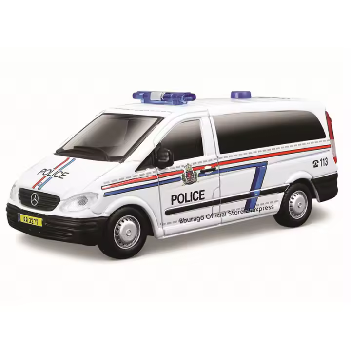 Modelo De Coche De Lujo Bburago 1/50 Force Emergente Iveco Magirus RW En Aleación Colección De Juguetes Regalo Para Niños Y Adultos - 1