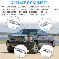 Manija De Puerta Exterior Cromada Para Chevrolet Silverado Tahoe Sierra Yukon Cadillac Escalade 4pcs 20828237 Accesorios De Coche - details 1