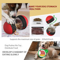 Juguete Para Perros Lento Alimenticio Tumbler Con Leche Para Pequeños Medianos Y Grandes Juguete Rodante De Puzzle Accesorios Para Perros - details 3
