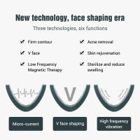 Aparato eléctrico inteligente para el tratamiento de la papada y la cara en forma de V con 8 modos y 15 intensidades ajustables - Dispositivo para el tratamiento de la cara en forma de V para mujeres - details 5