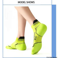 10 Pares De Calcetines Deportivos Para Hombre Calcetines De Malla Delgada Y Colorido Calcetines De Correr Transpirables De Bajo Corte - details 7