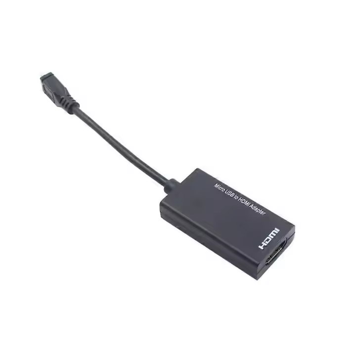 Cable adaptador micro USB a HDMI corto para HTC y HDTV - 1