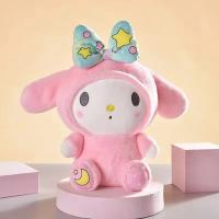 Muñeco De Peluche Sanrio 25Cm Kuromi Mymelody Cinnamorol Kawaii Regalo De Navidad Decoración Suave Y Almohada Juguete De Anime - details 15