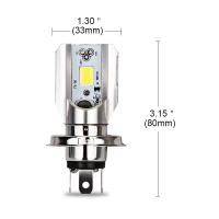 Faros De Motocicleta LED Ba20d 6000K H6 Bombilla De Moto Accesorios Para Yamaha Honda Luz De Scooter 12V Venta Individual - details 2