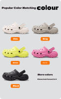 Zapatillas De Hombre Eva Con Suela Gruesa Perforadas Antideslizantes Y Odor Proof Zapatos Para Parejas Aumento De Altura Regalos - details 6