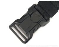 Cinturón Táctico Duradero De Aleación De Aluminio Con Hebilla De Solución Rápida Para Hombres Cinturón Elástico De Cowboy Para Exteriores Y Caza - details 2