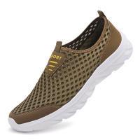 Zapatos De Correr Para Hombre 2024 Transpirables Deportivos Al Aire Libre Zapatillas Ligeros Cómodas Para Entrenamiento Y Uso Diario Material Superior De Malla - details 0