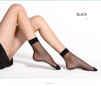 20 Piezas 10 Pares De Calcetines Cortos De Bambú Para Mujer Verano Delgados Y Transparentes De Seda Ideal Para Niñas Calidad Superior - details 10