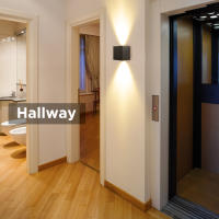 Lámpara De Pared Exterior Impermeable LED Para Decoración Del Hogar Jardín Veranda Y Escaleras Luminaire Facade Luz Exterior - details 24