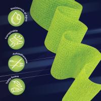LA MISTT Venda Cohesiva Autoadhesiva 5 cm x 4,5 m  12 Rollos  Cinta Elástica Adhesiva Deportiva - details 3