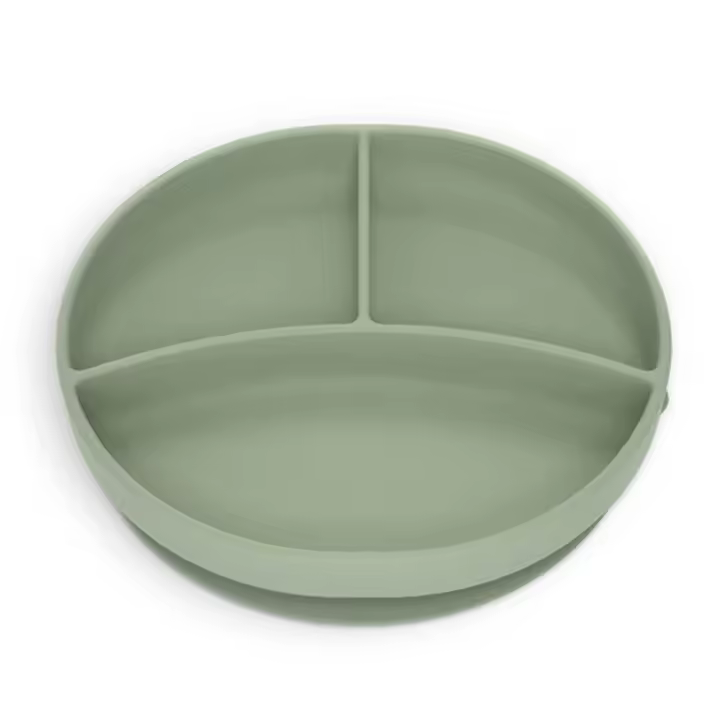 Suavinex Plato Divisiones Silicona Selection +4Meses Verde 219096 - 1