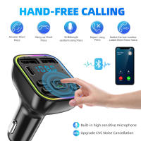Adaptador De Música Bluetooth Para Coche Car Charger Handsfree MP3 Player FM Transmisor Receptor Dual USB 3.1A Cargador Rápido Accesorios De Coche - details 1