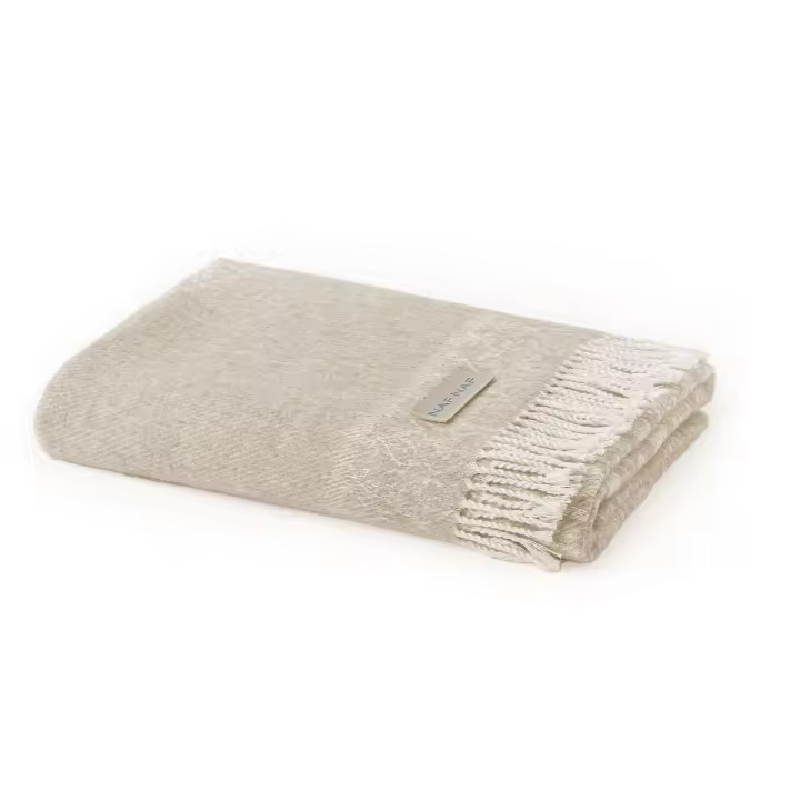 NAF NAF - Plaid RABELAIS taupe 130x170 cm - 1