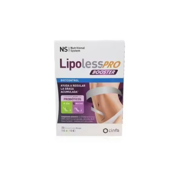 NS DIETCONTROL LIPOLESS PRO BOOSTER  30 COMPRIMIDOS BICAPA - 1
