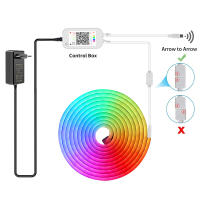 Tira De LED Neón Flexible Tuya Smart Life DC12V RGB Para Decoración De Hogar Y Fiestas Compatible Con Alexa Y Google Home - details 7
