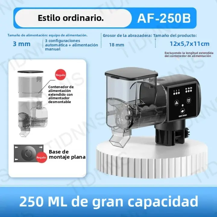 Jebao Alimentador Automático Ajustable Con Pantalla LCD Para Acuario Timer Para Alimentación De Peces Accesorios De Acuario - 1