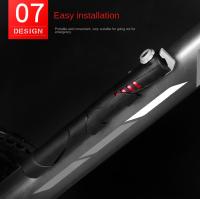 Bomba De Bicicleta De Aluminio Para Rutas Y Montañas Con Tubo Portátil Y Medidor De Presión Aire Para Neumáticos De Bicicleta Accesorios De Ciclismo - details 6