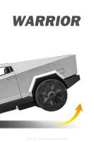 Modelo De Coche Tesla Cybertruck a Escala 1:36 Para Niños Con Sonido Y Luz Camión De Metal Juguete Educativo Para Niños Regalo De Navidad - details 3