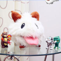 Muñeco De Peluche Kawaii 30cm De League of Legends Poro Blanco Juguete De Dibujos Animados Para Niños Regalo De Cumpleaños - details 0