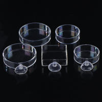 Alimentador De Acuario Transparente De Acrílico Alimentos Para Peces Y Camarones Juego De Tazas Redondas Y Cuadradas Accesorios De Alimentación - details 3