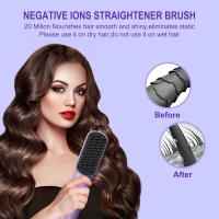 Mini peine alisador de Cabello portátil para Mujeres with 3 niveles de calor, alisador de Cabello Caliente recargable para Beard, escalantidadurios y friamiento de 20 Segundos - details 4