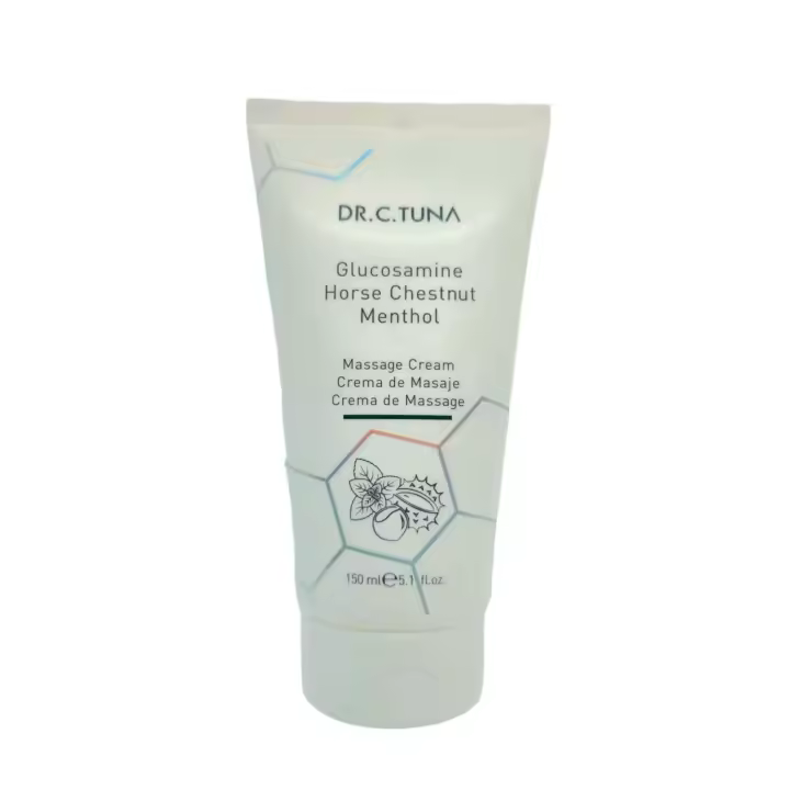 DR. C. TUNA, GLUCOSAMINE CREMA DE MASAJE, MENTHOL, ALIVIO DEL DOLOR, GLUCOSAMINA, ARTICULACIÓNES, HIDRATANTE, CASTAÑO DE INDIAS, FARMASI. - 1