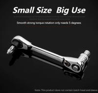 Llave De Fijación Y Destornillador De Doble Uso 2-en-1 Herramienta Manual De Tamaño Pequeño Para Entornos De Trabajo Estrechos Acero De Vanadio-cromo - details 2