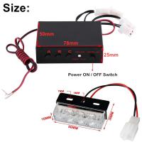 Luz De Advertencia Estroboscópica LED Para Coche 12V Mini Lámpara De Flash Para Señalización Emergente Y Daytime Running Lights - details 2
