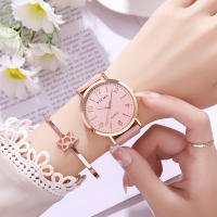 Reloj De Pulsera De Cuero Para Mujer SZTME Versión Coreana Con Escala Digital Luz Nocturna Estilo Fashion Y Casual - details 1