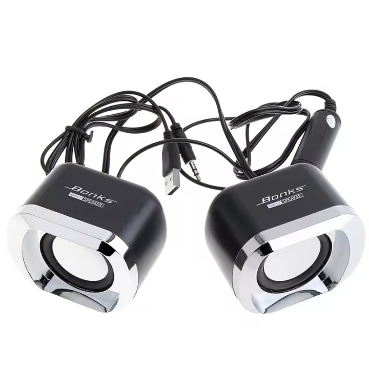 Bonks-Subwoofer estéreo de alta potencia, altavoz portátil de gama completa para PC, música de graves, DJ, USB, altavoces de computadora para computadora portátil, teléfono y TV - 1