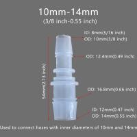 Conector De Tubo Flexible Plástico 5pcs Reductor De Barbaco Adaptador De Reparación De Agua Para Jardín Acuario Laboratorio - details 23