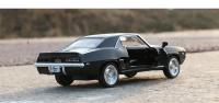 Modelo De Coche De Metal Chevelle SS Camaro 1969 En Escala 1:36 Color Mate Negro Para Coleccionistas Y Juguetes A318 - details 15