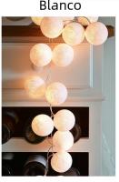 Guirnalda De Luces Faeiritas Con 10 LEDS Pelota De Algodón Decoración De Navidad Exterior Jardín Calle Regalo De Año Nuevo - details 17