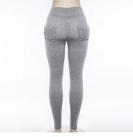 Nuevos Pantalones De Yoga Sin Costuras Para Mujer Leggings De Push up Fitness Transpirables Trousers Elásticos De Gimnasio De Largo - details 5