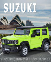 Modelo De Coche Suzuki Jimny 1:24 En Escala Con Puertas Abatibles Luz Y Sonido Absorci\u00f3n De Choques Regalo Para Niños Y Coleccionistas - details 0