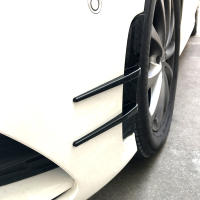 2Pcs Accesorios De Coche Splitter Canard Ventana Lateral Delantera Y Trasera Para Automóvil Adornos De Parachoques - details 1