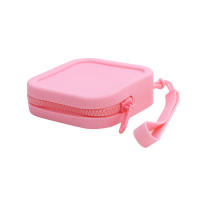Bolso Cuadrado De Silicona Organizador Monedero Impermeable Con Cierre De Cremallera Bolso Para Cosméticos Y Auriculares Para Estudiantes Unisex - details 19