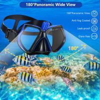 Juego De Snorkel Para Adultos Mascarilla De Natación Con Cámara GoPro Deportes Acuáticos Anti-Vaho Gafas Secas Tubo De Snorkel Profesional - details 0