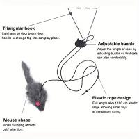 Juguete Interactivo Y Estimulante Para Gatos Con Varita Retráctil Y Diseño De Dibujos Animados Juguetes Para Mascotas Adecuado Para Razas Medianas - details 1