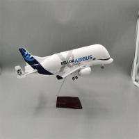 Modelo De Avión Airbus A330-600 Beluga Airlines 42cm a Escala 1:150 Figura De Colección De Aviación Decorativa Para Interiores - details 4