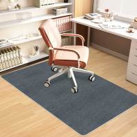 Tapete Para Silla De Oficina Keilymat 90x120cm Antideslizante Para Piso De Madera Sala De Estar Dormitorio Material Poliéster Geométrico - details 0