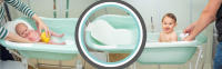 Olmitos - Cubeta Bañera para Bebé con Patas Plegables | Incluye Reductor Antideslizante y Termómetro de Agua, válvula de vaciado y cacito para agua | Desde 0+ Meses - details 5
