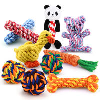 Juguete De Masticar Para Perros Pequeños Resistentes Al Mordisco Bola De Nudo De Lino Para Limpiar Los Dientes Juguete De Juego Para Perros Y Gatos - details 15